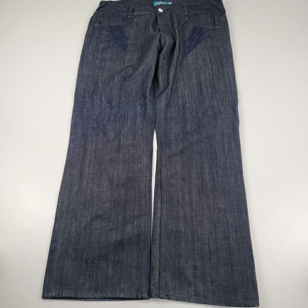 Vintage Y2K Shmack Baggy Wide Leg Jeans‎ Mens 38x33 JNCO Southpole Skater Grunge